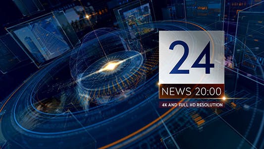 Breaking NEWS 24 TV Broadcast Package