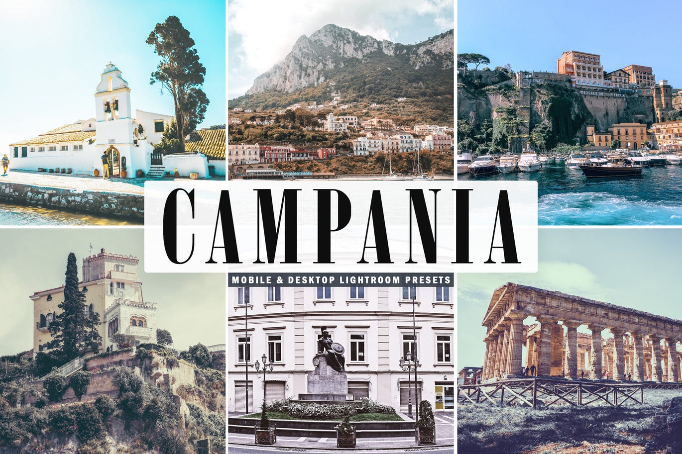 Campania Mobile & Desktop Lightroom Presets