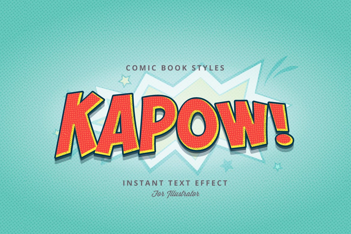 Comic Book Styles for Illustrator V32