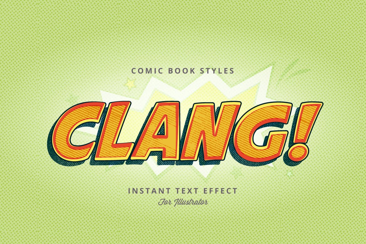 Comic Book Styles for Illustrator V33