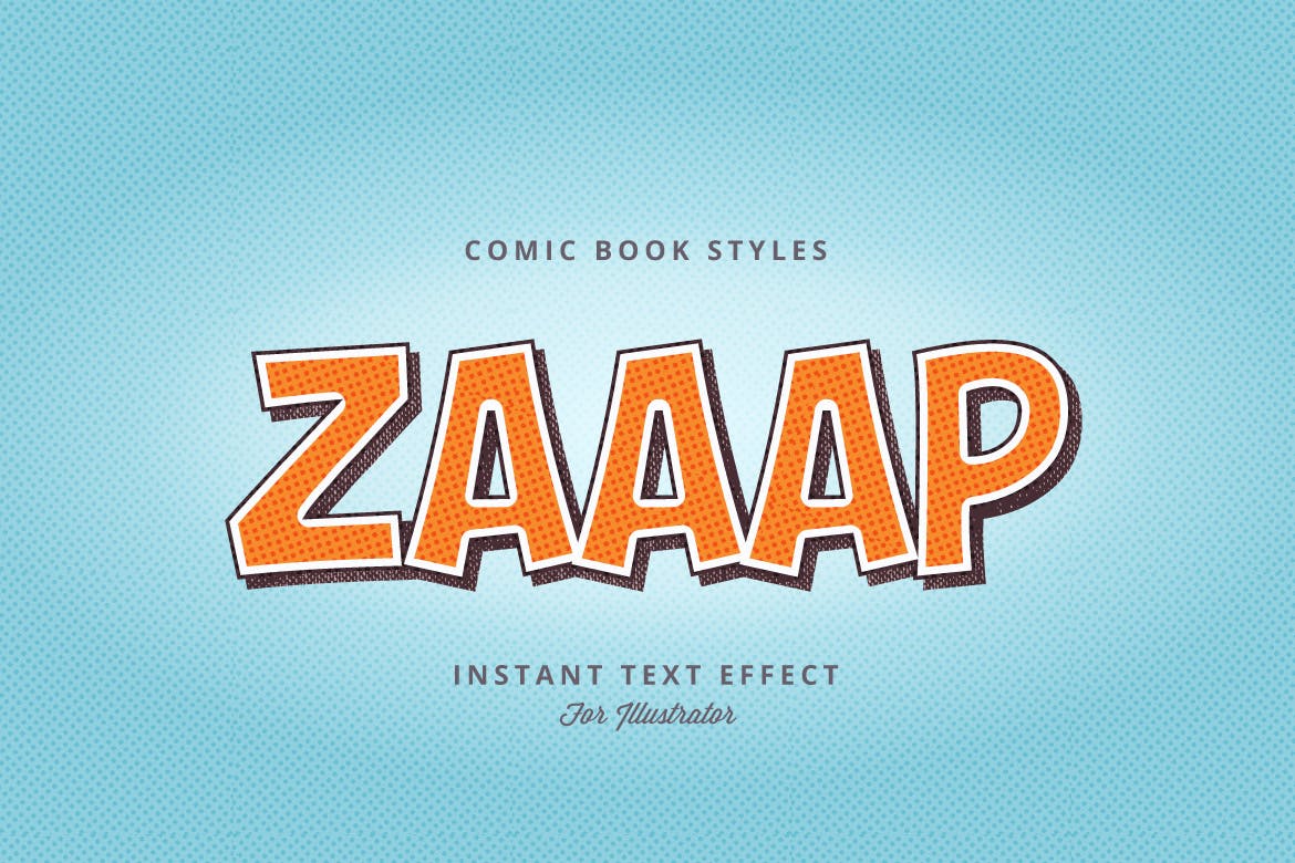 Comic Book Styles for Illustrator V35