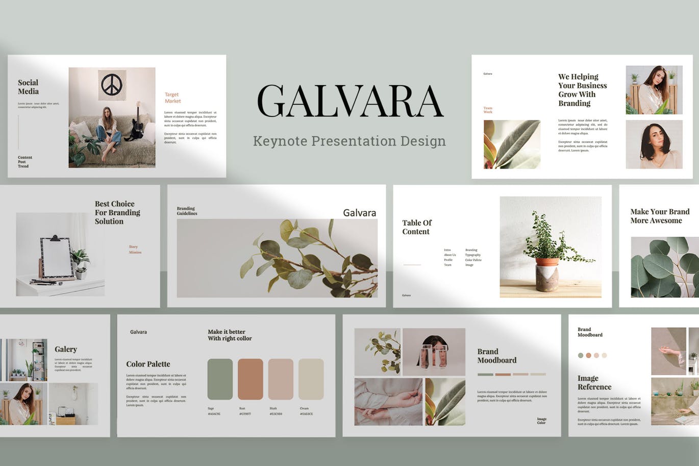 Galvara - Keynote Template