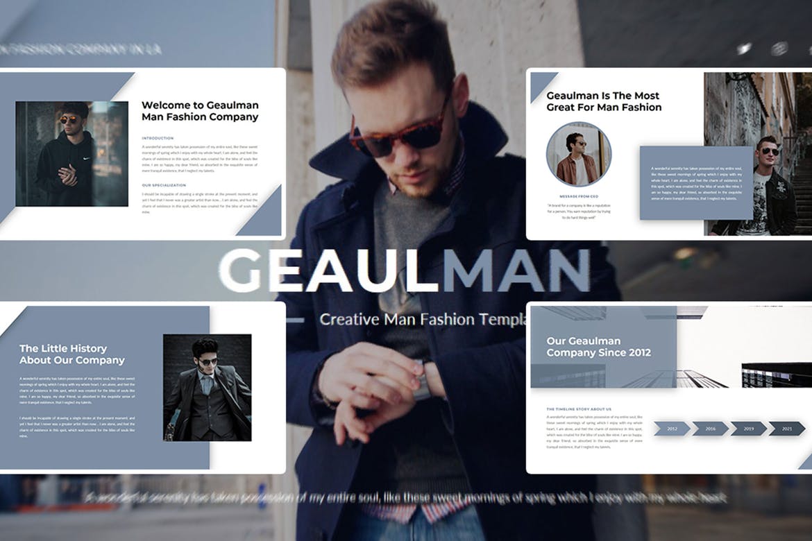 Creative Fashion Keynote Template