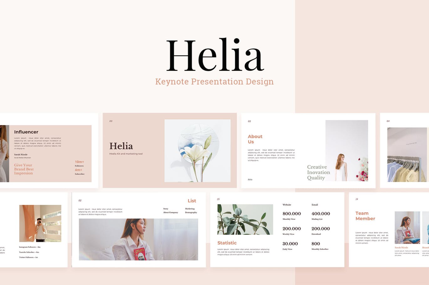Helia - Keynote Template