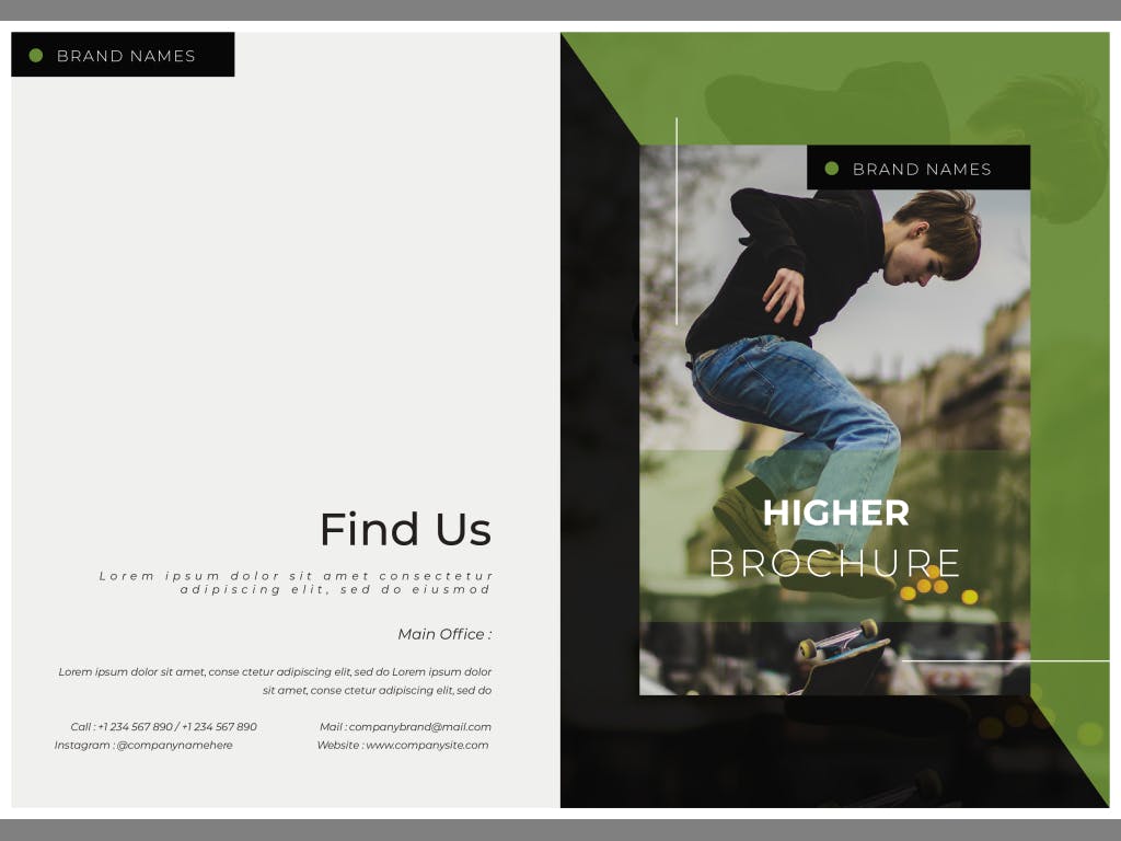 Higher Brochure Template