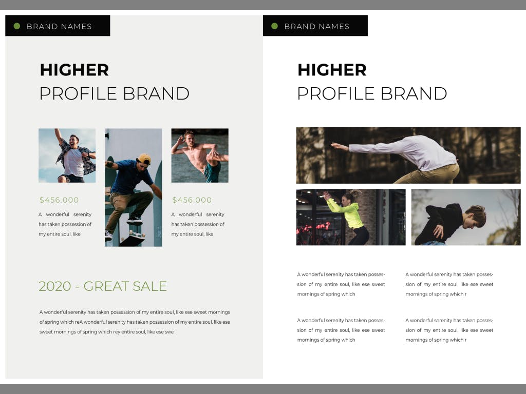 Higher Brochure Template