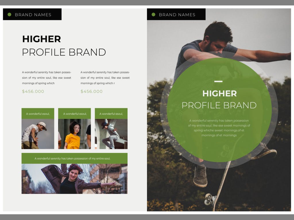 Higher Brochure Template