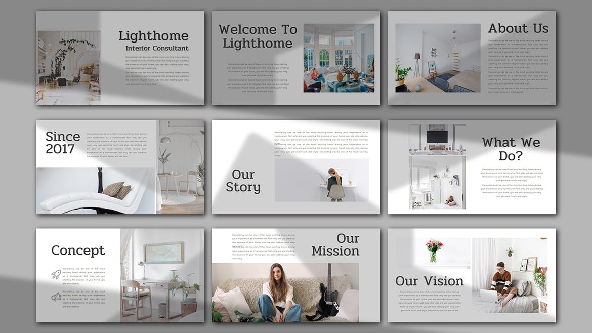 Interior Consultant Keynote Template