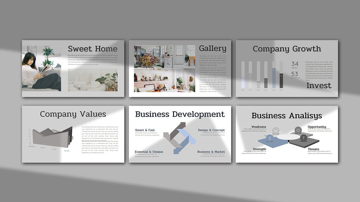 Interior Consultant Keynote Template