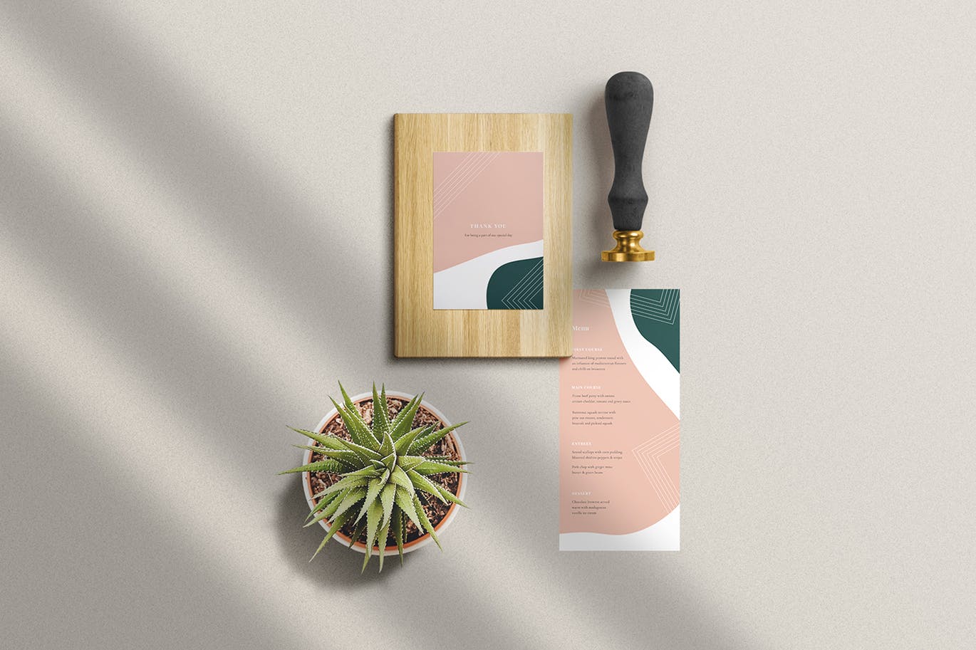 Modern Abstract Wedding Suite