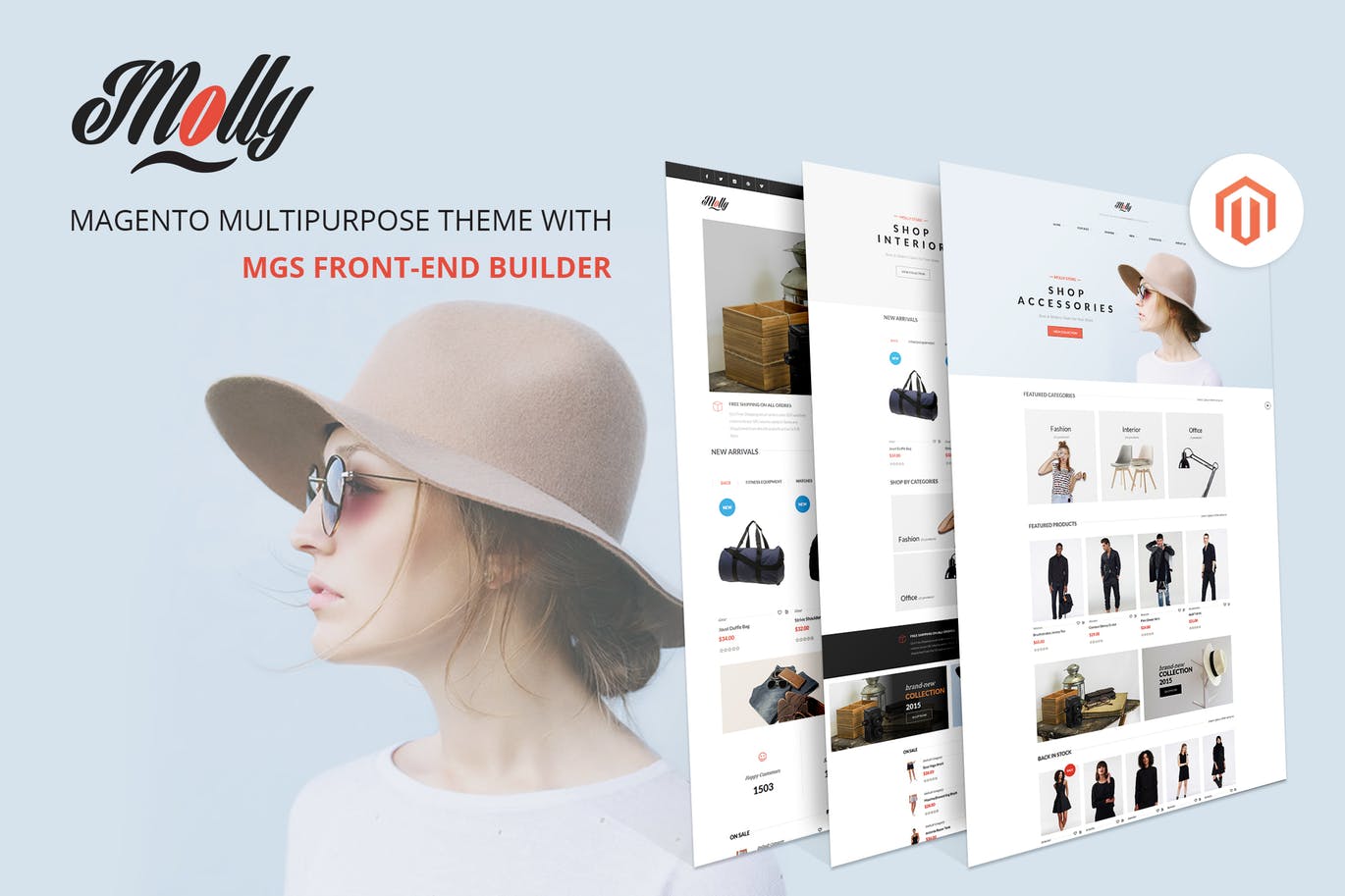 Molly - Elegant Multipurpose Magento 2 & 1 theme