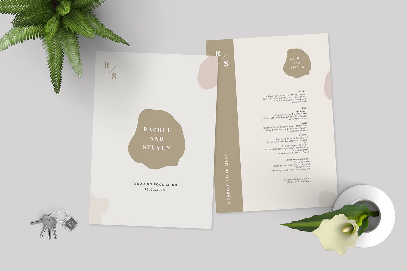 Wedding Menu Template