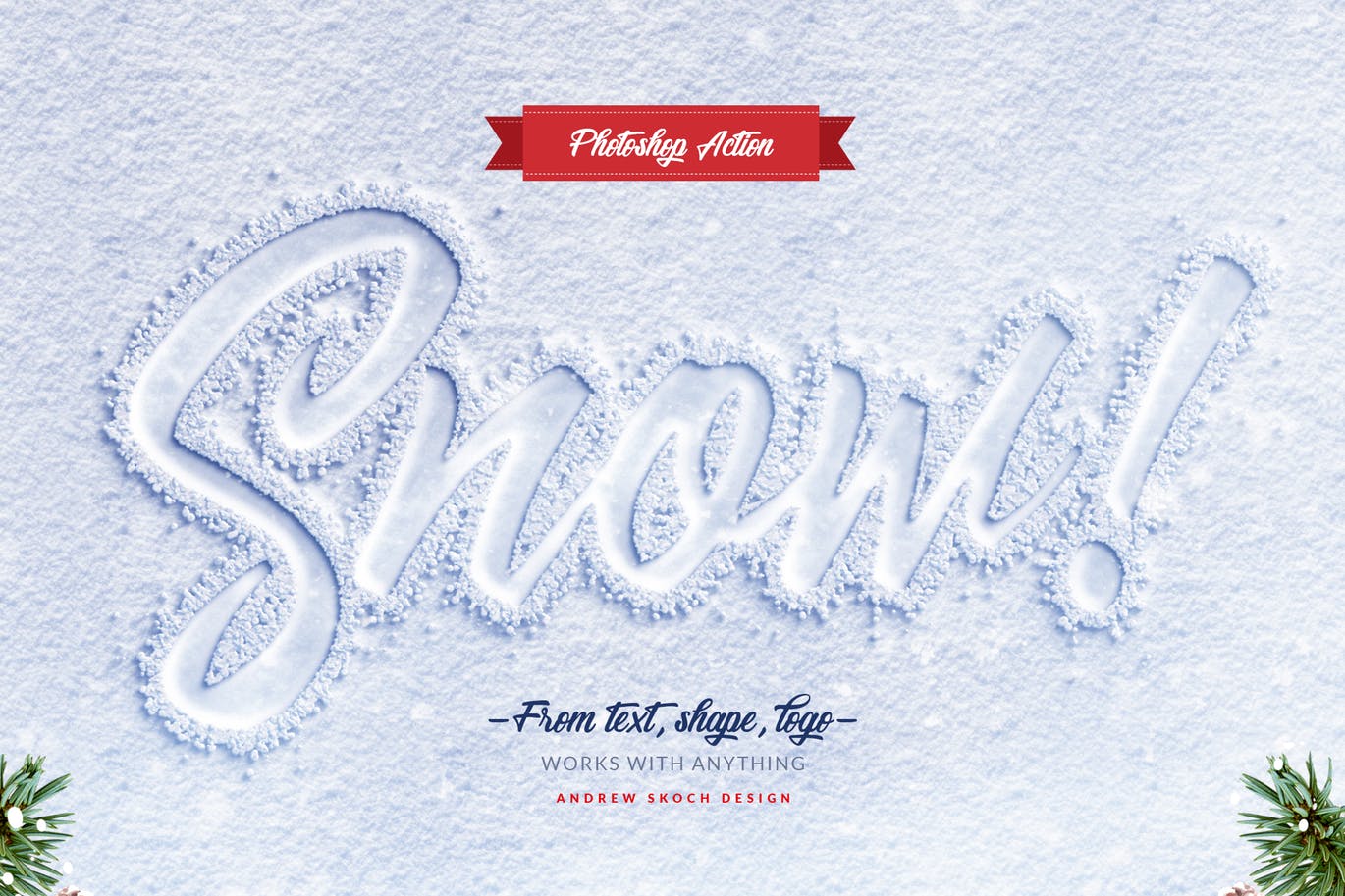 Snow Lettering