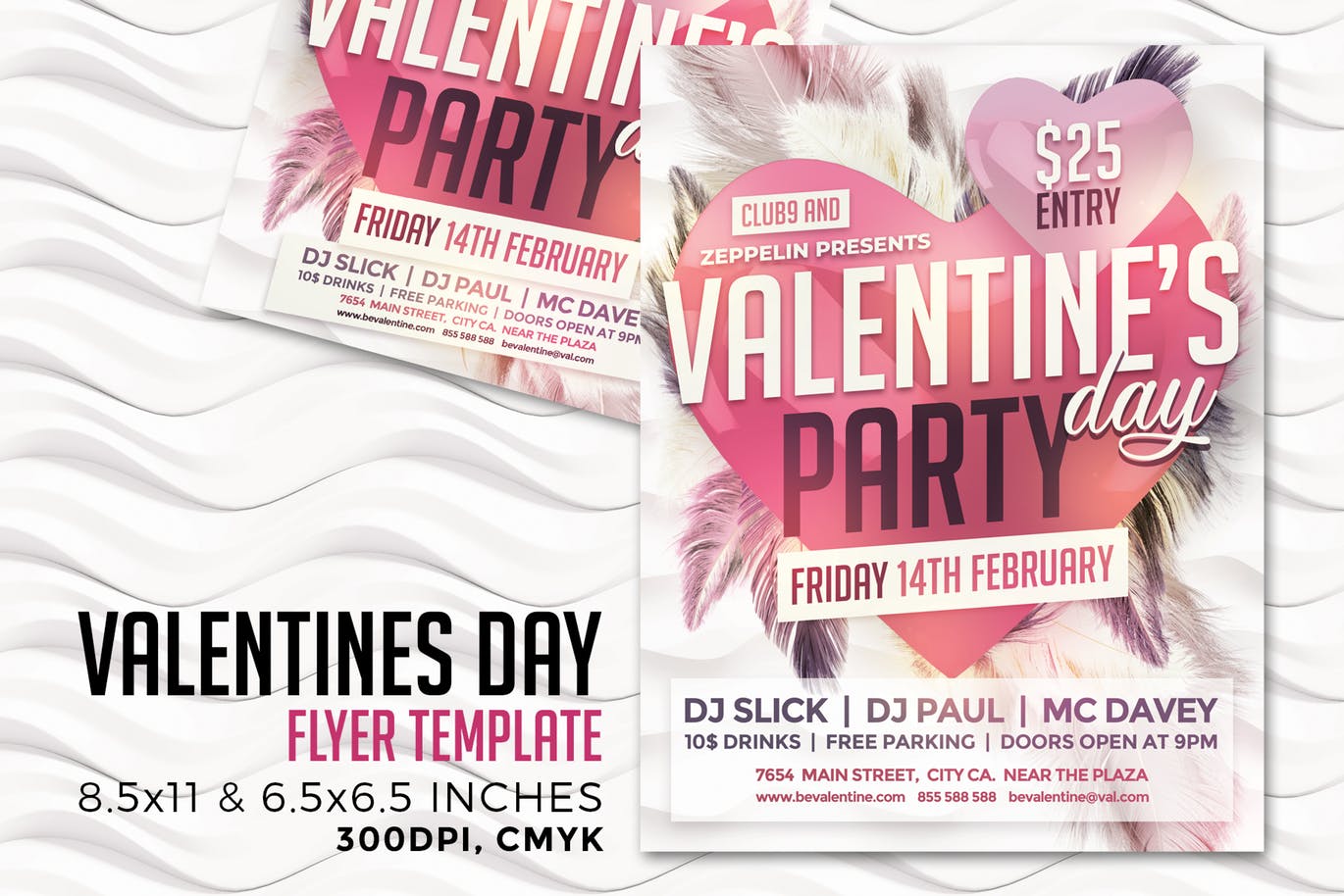 Valentine's Day Flyer Template Vol.2