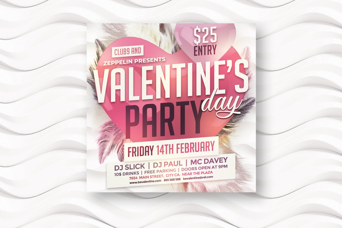 Valentine's Day Flyer Template Vol.2