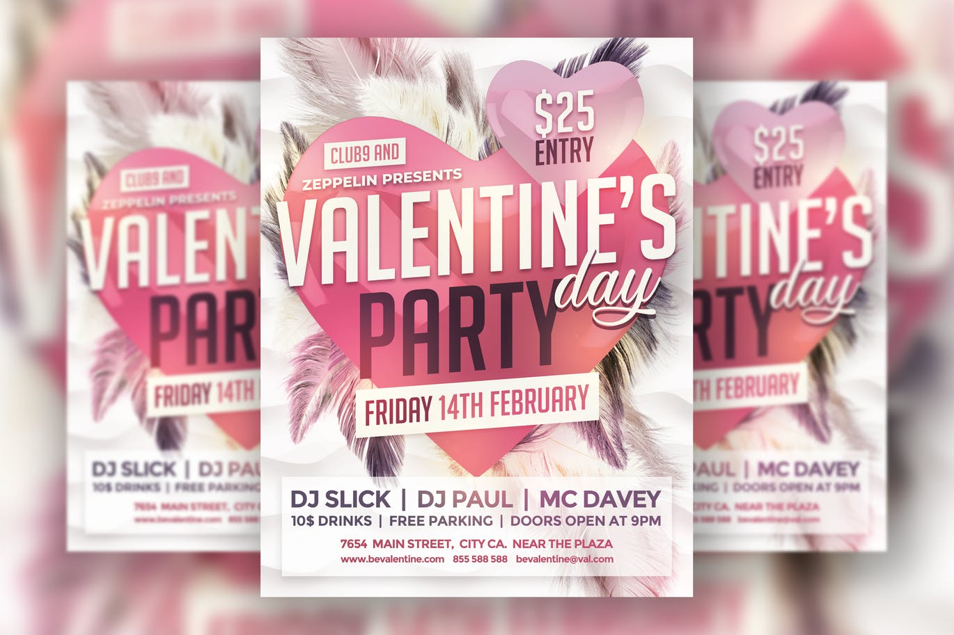 Valentine's Day Flyer Template Vol.2