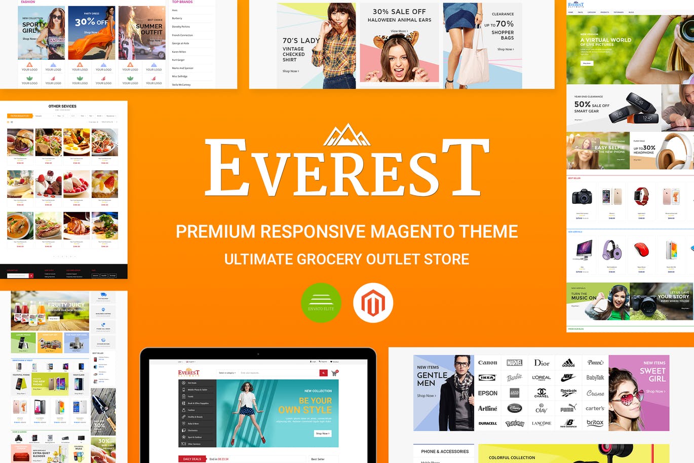 Everest Premium Responsive Magento Theme CE 1.9.x