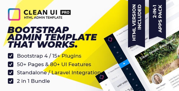 Clean UI HTML Pro v2.0.2