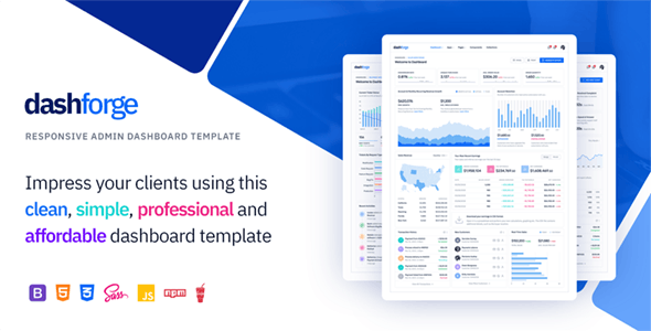 Dashforge Responsive Admin Dashboard Template