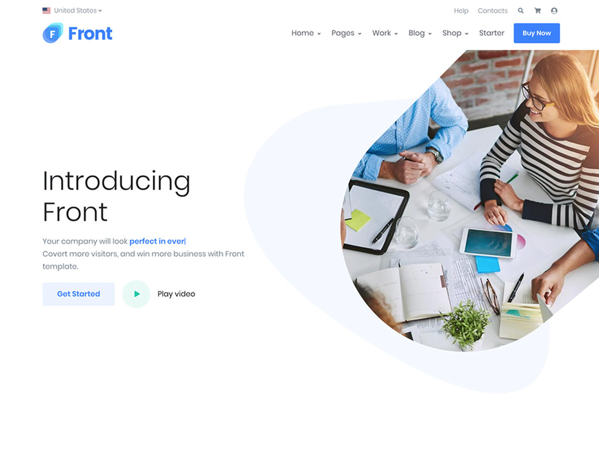 Front - Multipurpose Bootstrap Template
