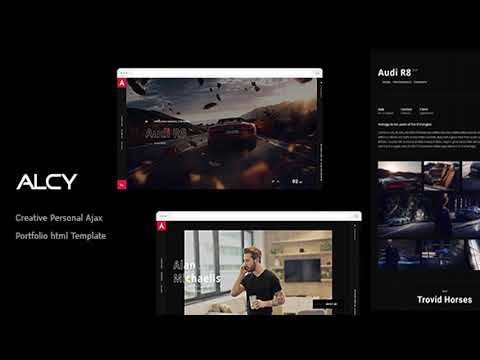 Alcy -Creative Personal Ajax Portfolio html Template