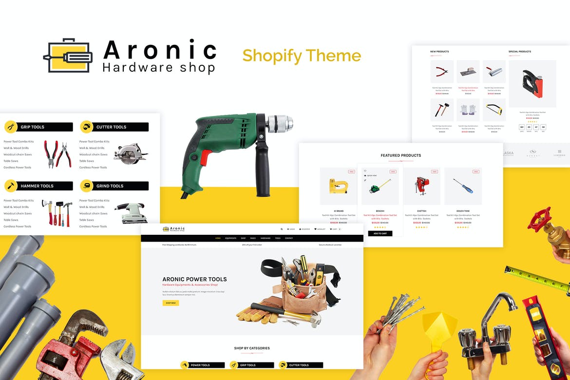 Aronic Hardware & Tool Responsive Shopify Theme