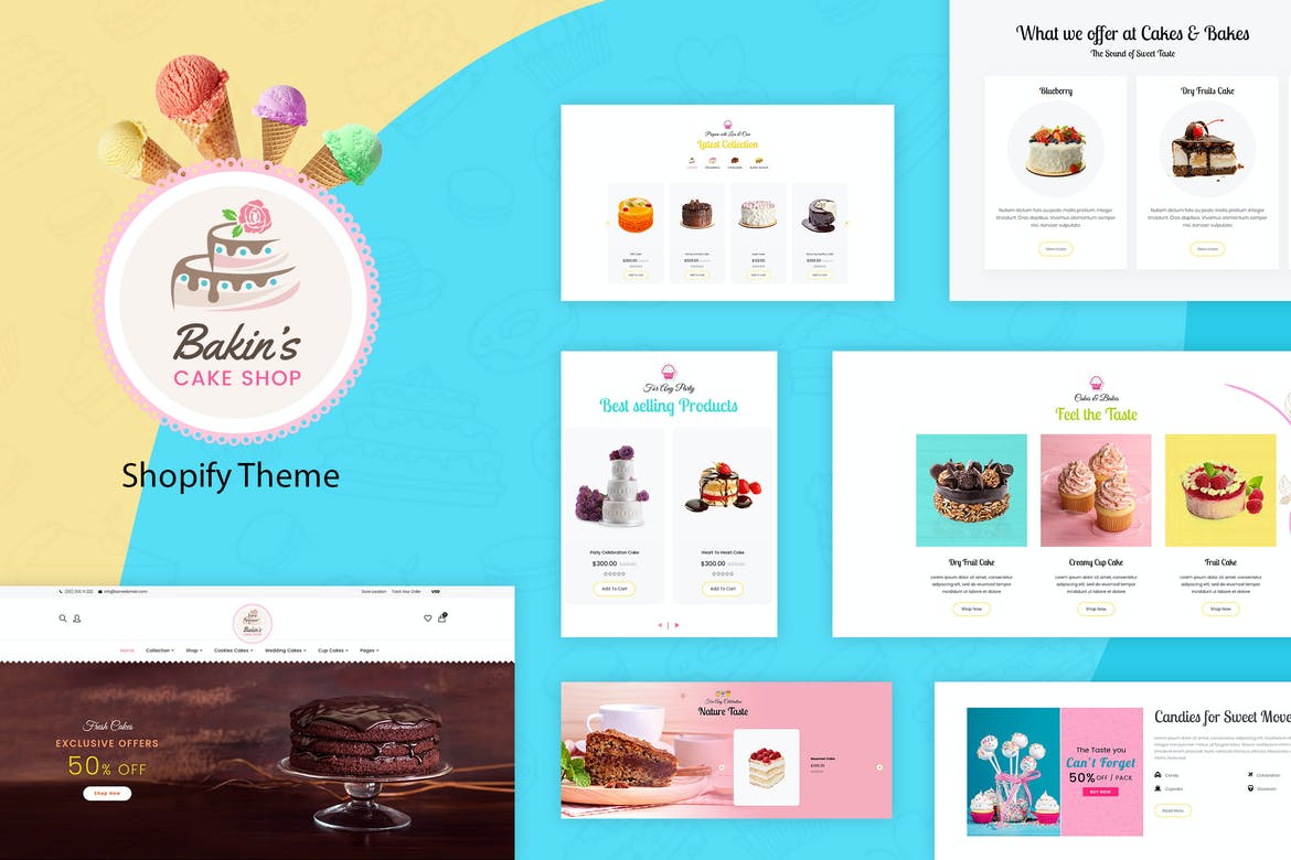 Bakins Cake Shopify Theme