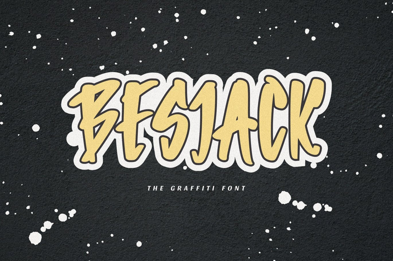 Besjack - The Graffiti Font
