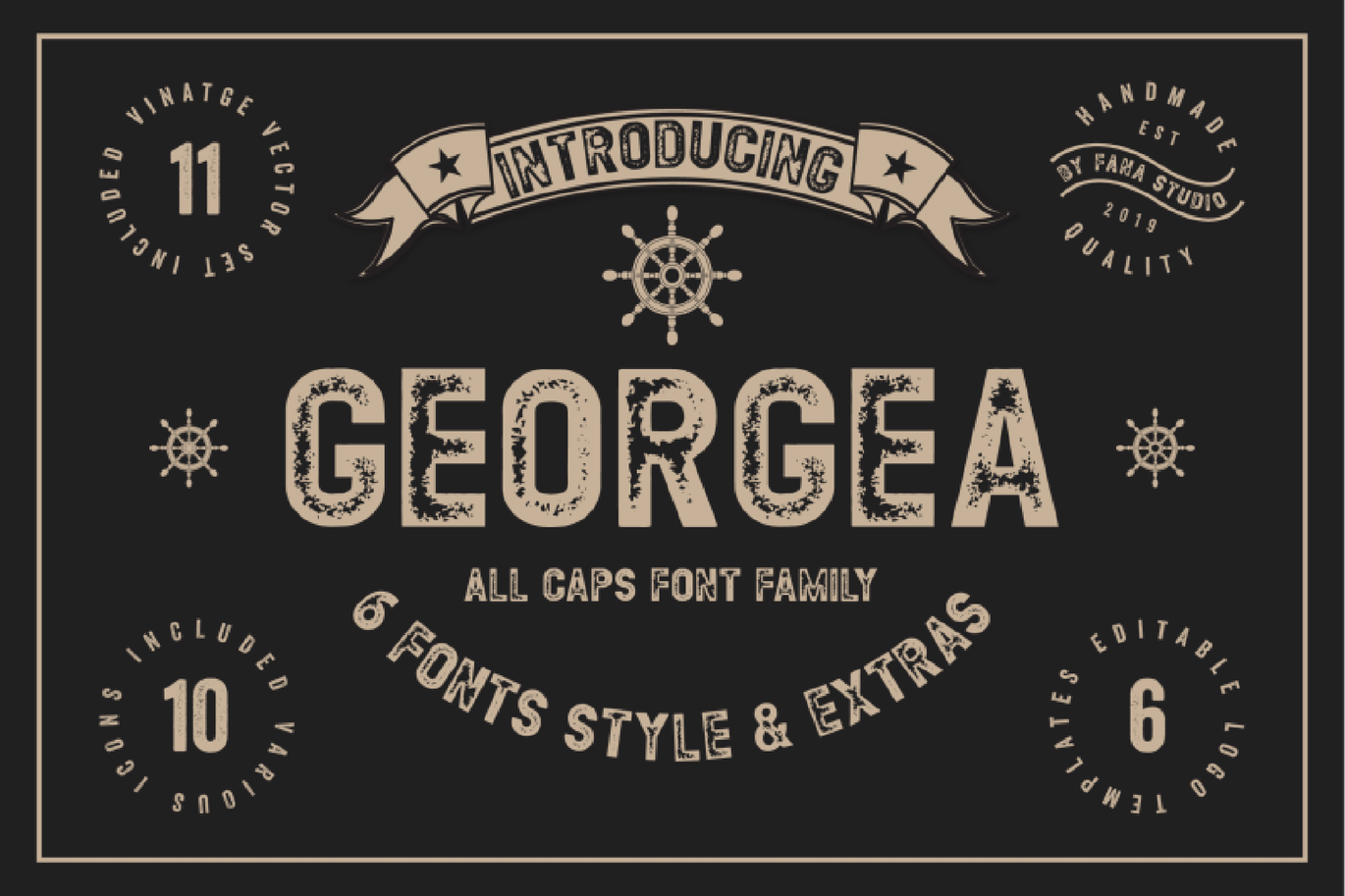 Georgea Vintage Font