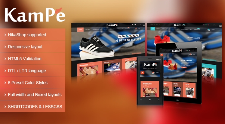 Joomla E-Commerce Template