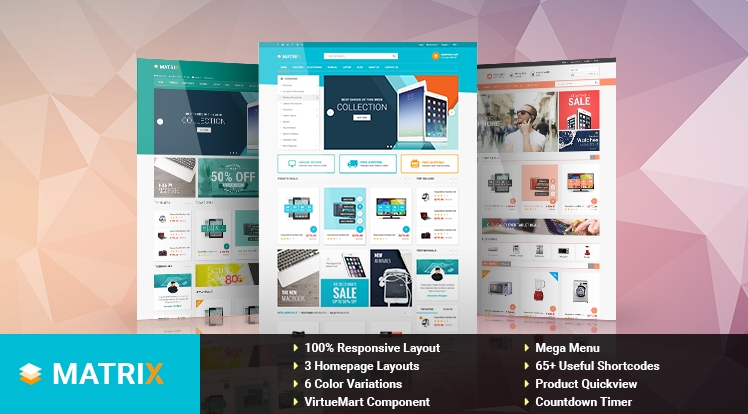 Joomla E-Commerce Template