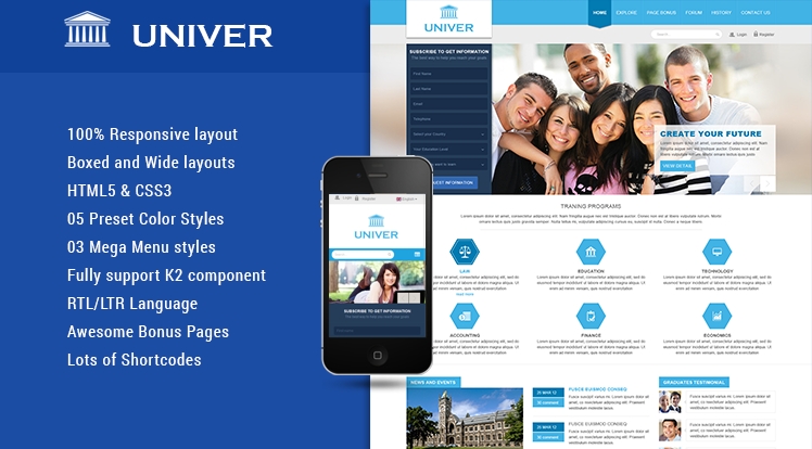 Joomla Education Template
