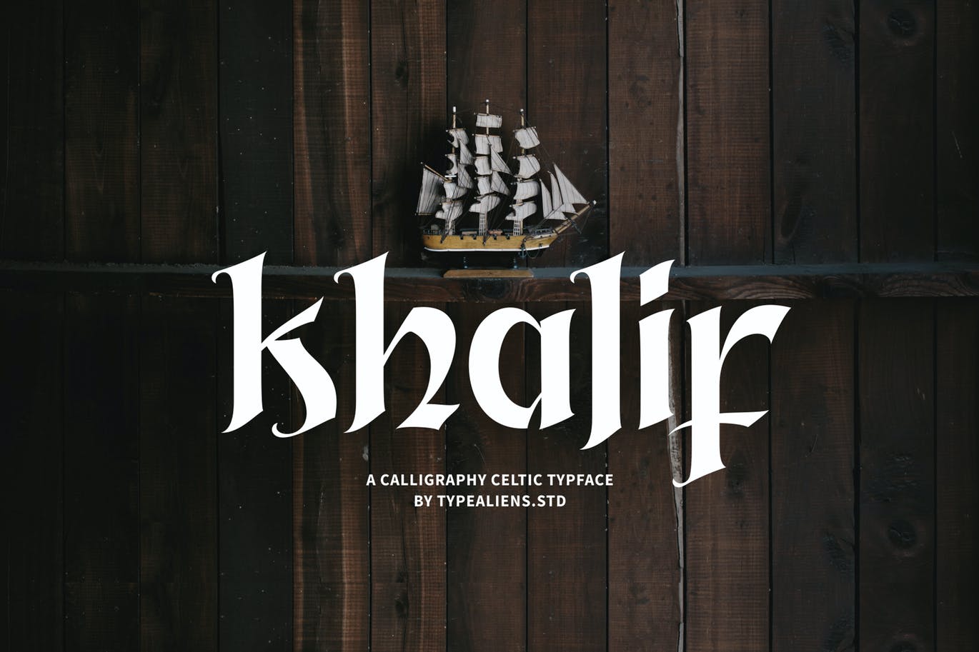 Khalif typeface Turkish style