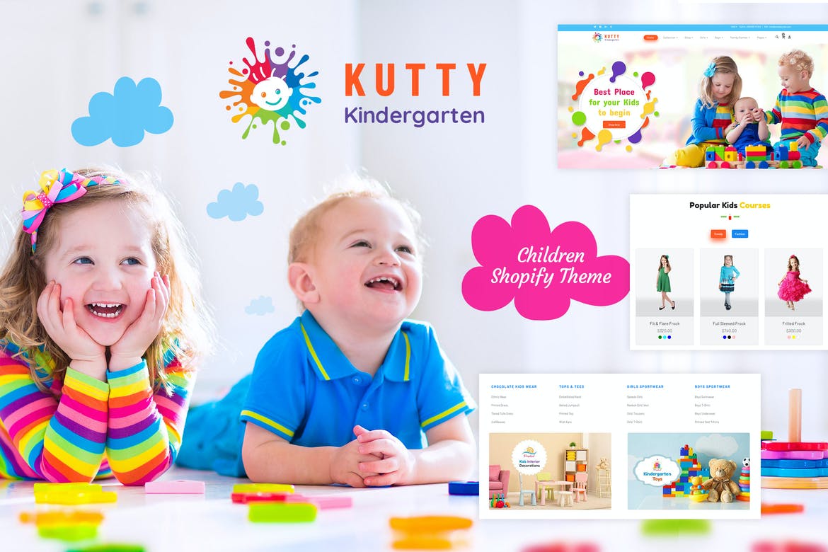 Kutty Kids Children Shopify Theme