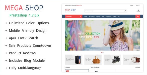MegaShop - Prestashop Theme