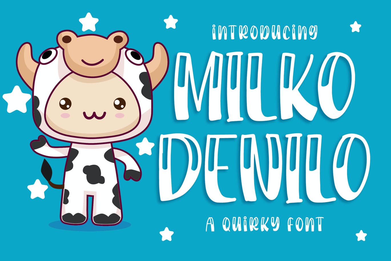Milko Denilo - a Quirky Font
