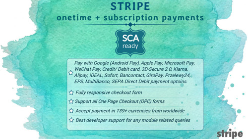 Module STRIPE onetime