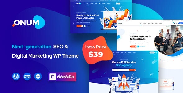 Onum v1.1.2.1 - WordPress Theme for SEO and Marketing