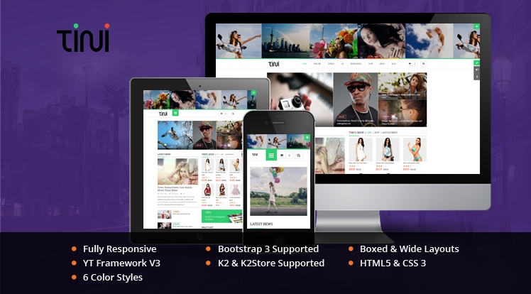 News Theme for Joomla