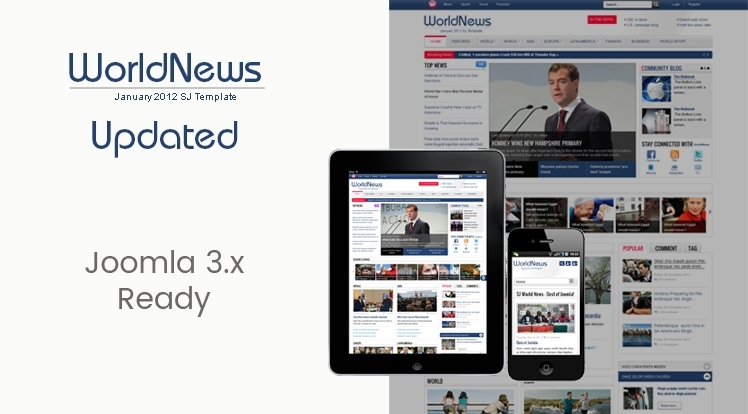 SJ WorldNews - Joomla template for news sites