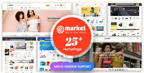 eMarket - Multi-purpose MarketPlace OpenCart 3 Theme