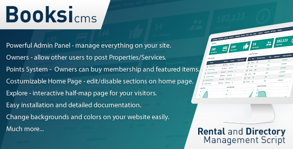 Booksi - Property & Vacation Rental Management CMS