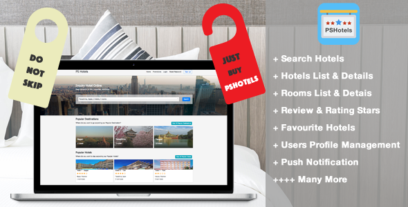 PSHotels Website