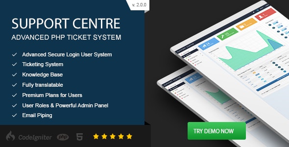 Support Centre - Advanced PHP Ticket System
