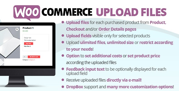 WooCommerce Upload Files Plugin