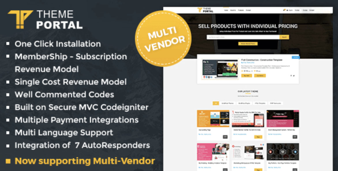 Theme Portal Marketplace