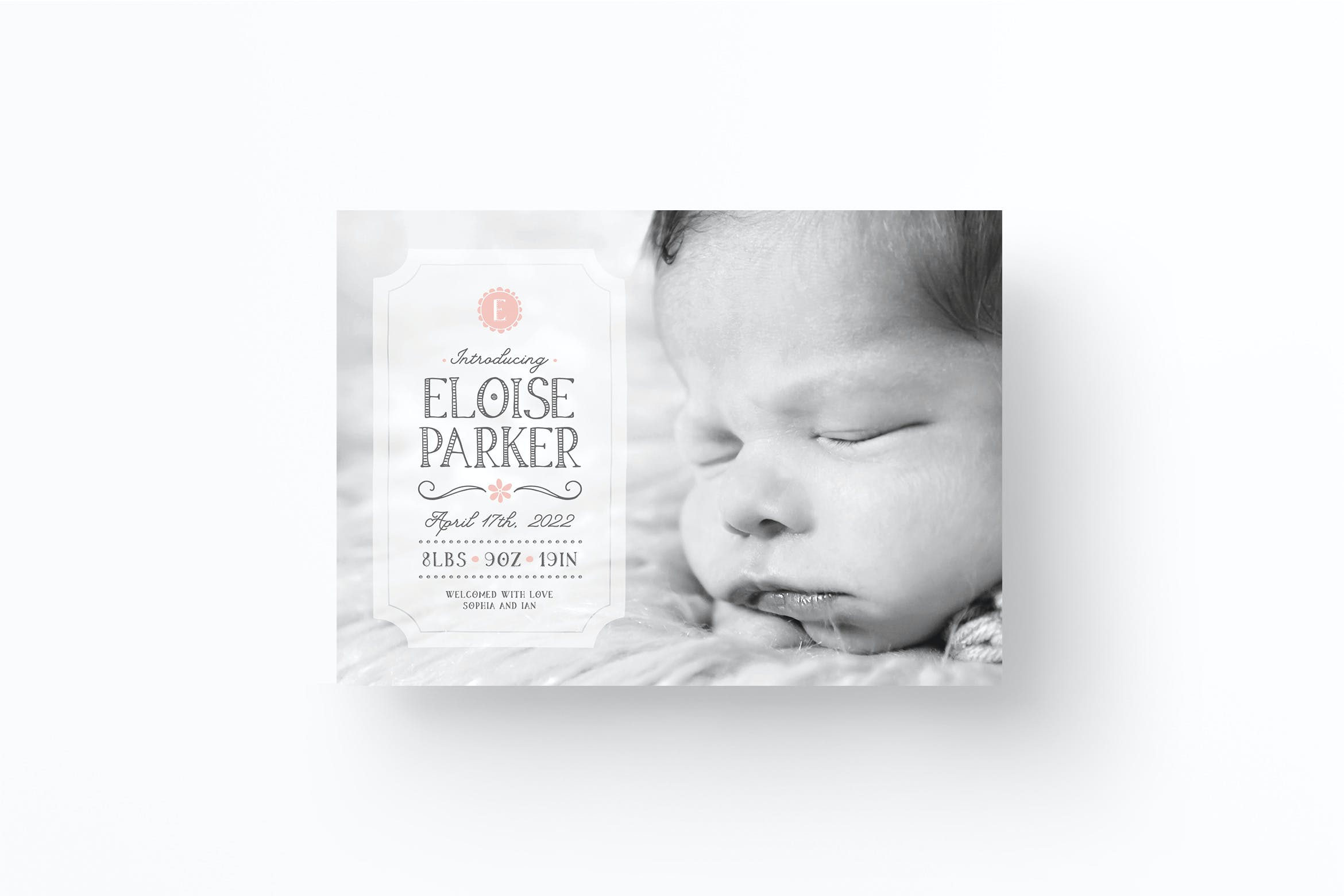 Baby Birth Announcement Card3