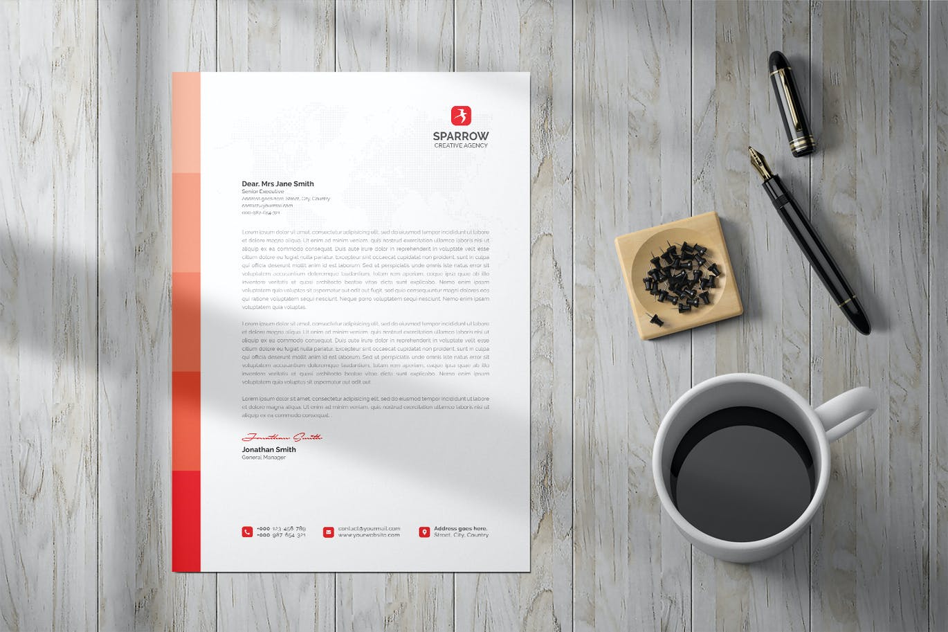 Letterhead template