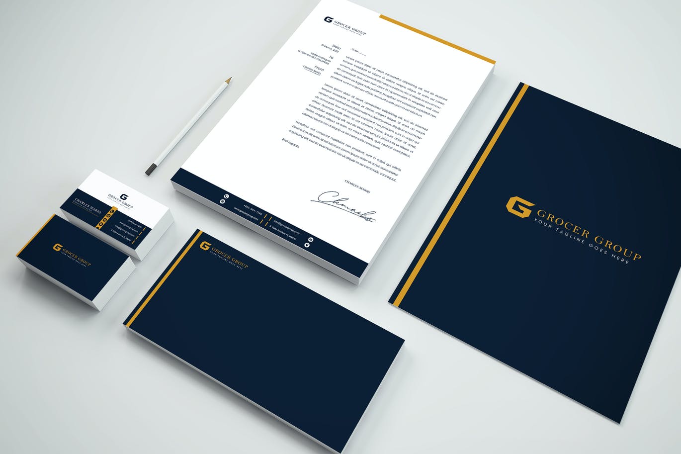 Luxury Branding Identity & Stationery Pack