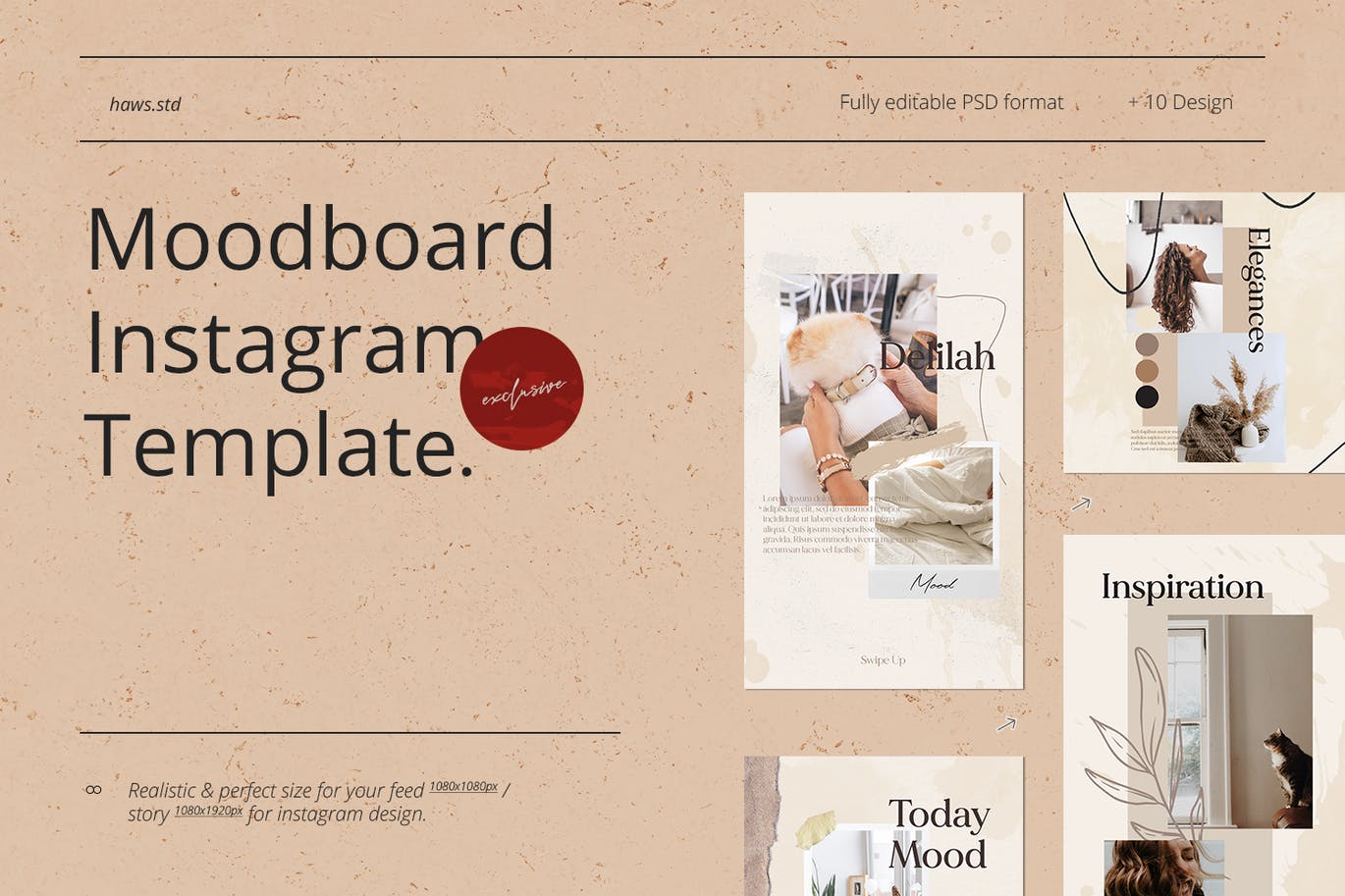 Moodboard Instagram Template